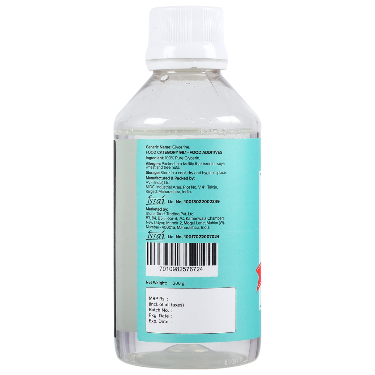 Urban Platter Pure Glycerin, 200g