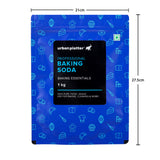 Urban Platter Baking Soda, 1Kg [Food Grade Sodium Bicarbonate, Perfect for Baking / Cooking / Cleaning, Triple Refined]