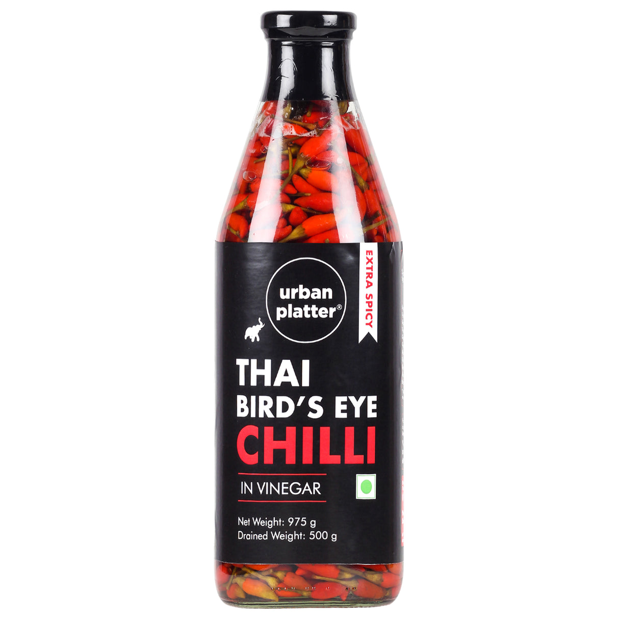 Urban Platter Extra Spicy Thai Bird's Eye Chilli in Vinegar, 975g