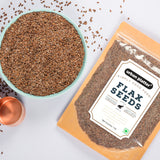 Urban Platter Raw Flax Seeds, 1kg [Alsi, Heart-Healthy, Keto Friendly, Use in salads, After meal Digestive]