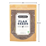 Urban Platter Raw Flax Seeds, 1kg [Alsi, Heart-Healthy, Keto Friendly, Use in salads, After meal Digestive]