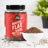 Urban Platter Roasted Salted Flax Seeds, 500g [Alsi, Heart-Healthy, Crisp, Nutty, Lightly salted, Keto Friendly, Use in salads, After meal Digestive]