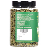 Urban Platter Roasted Pumpkin Seeds, 500g (Pepitas, Naturally Rich in Protein & Healthy Fats, Snack, Sprinkle & Bake)
