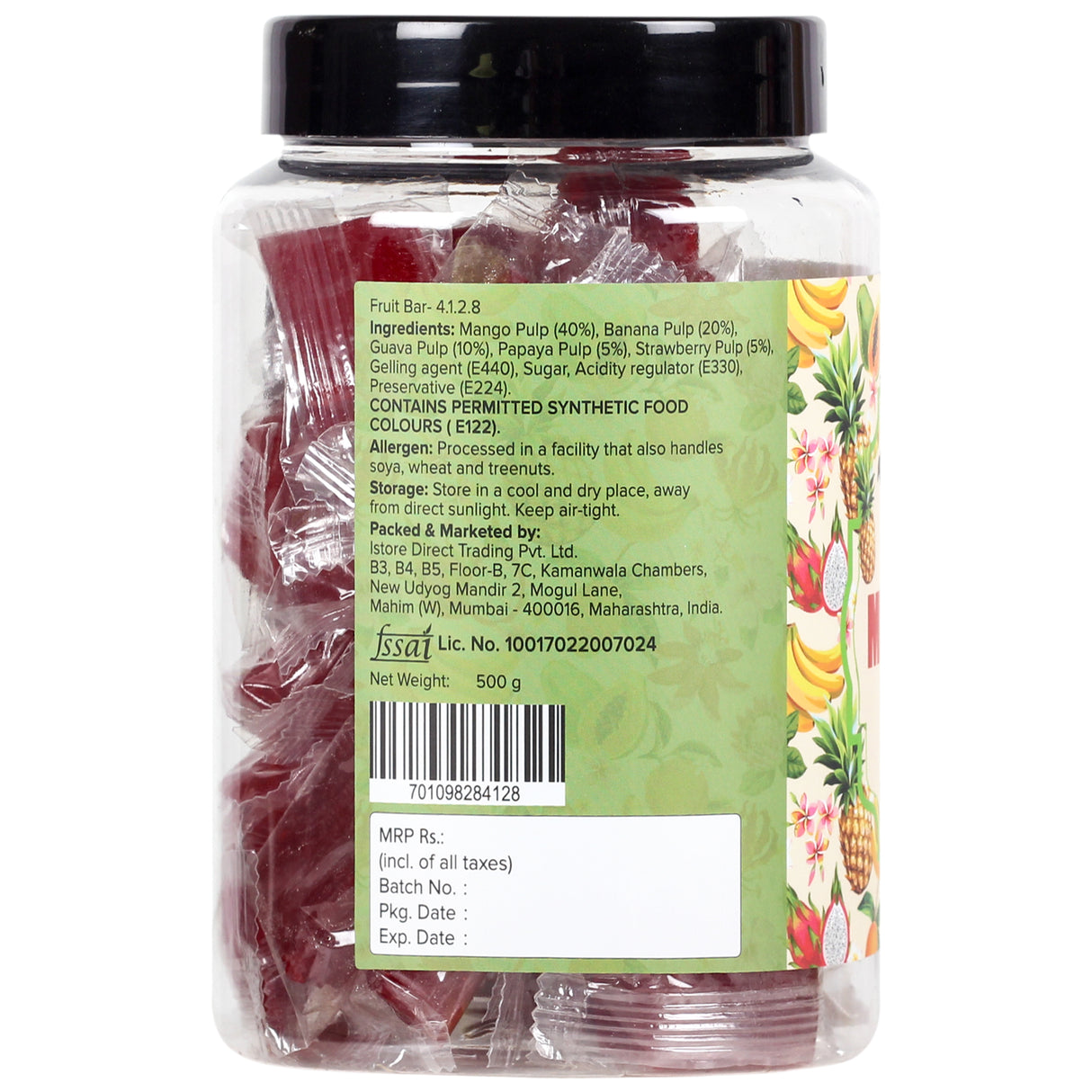 Urban Platter Mixed Fruit Papad, 500g
