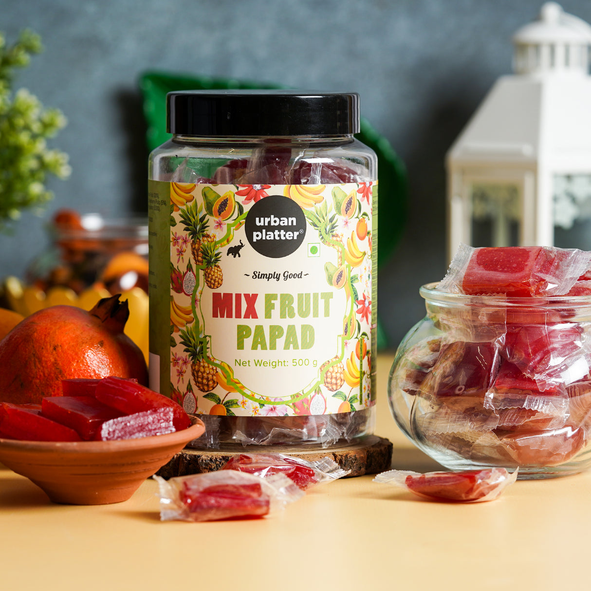 Urban Platter Mixed Fruit Papad, 500g