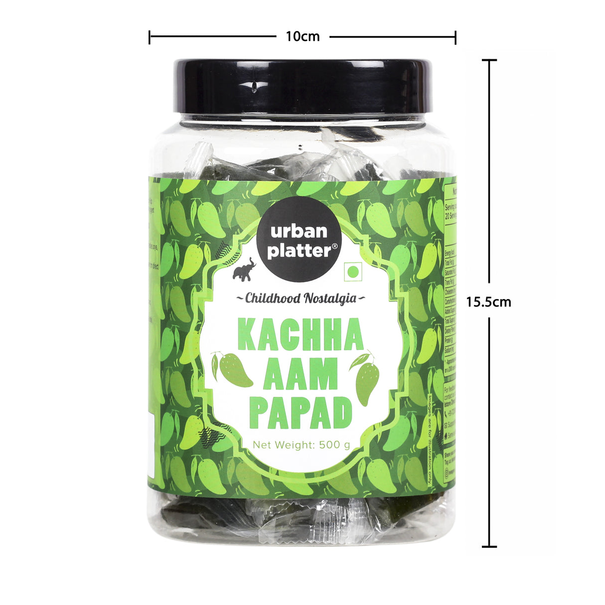 Urban Platter Kachha Aam Papad (Keri), 500g