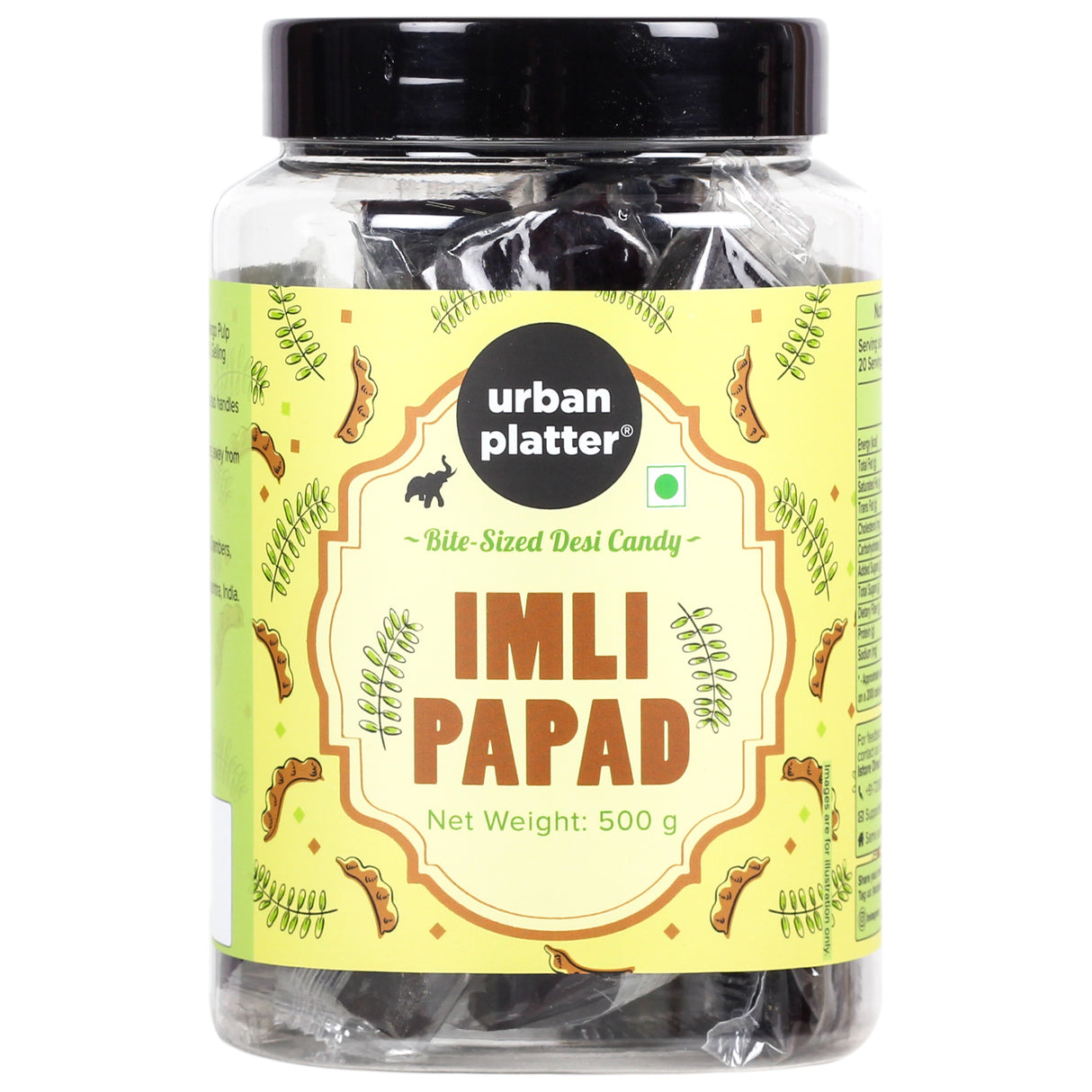 Urban Platter Imli (Tamarind) Papad, 500g