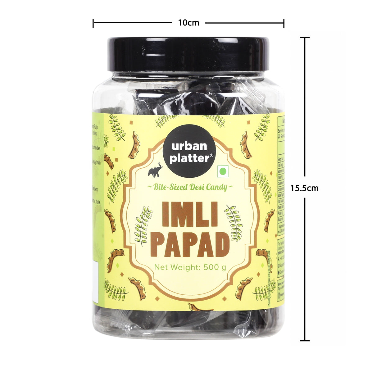 Urban Platter Imli (Tamarind) Papad, 500g