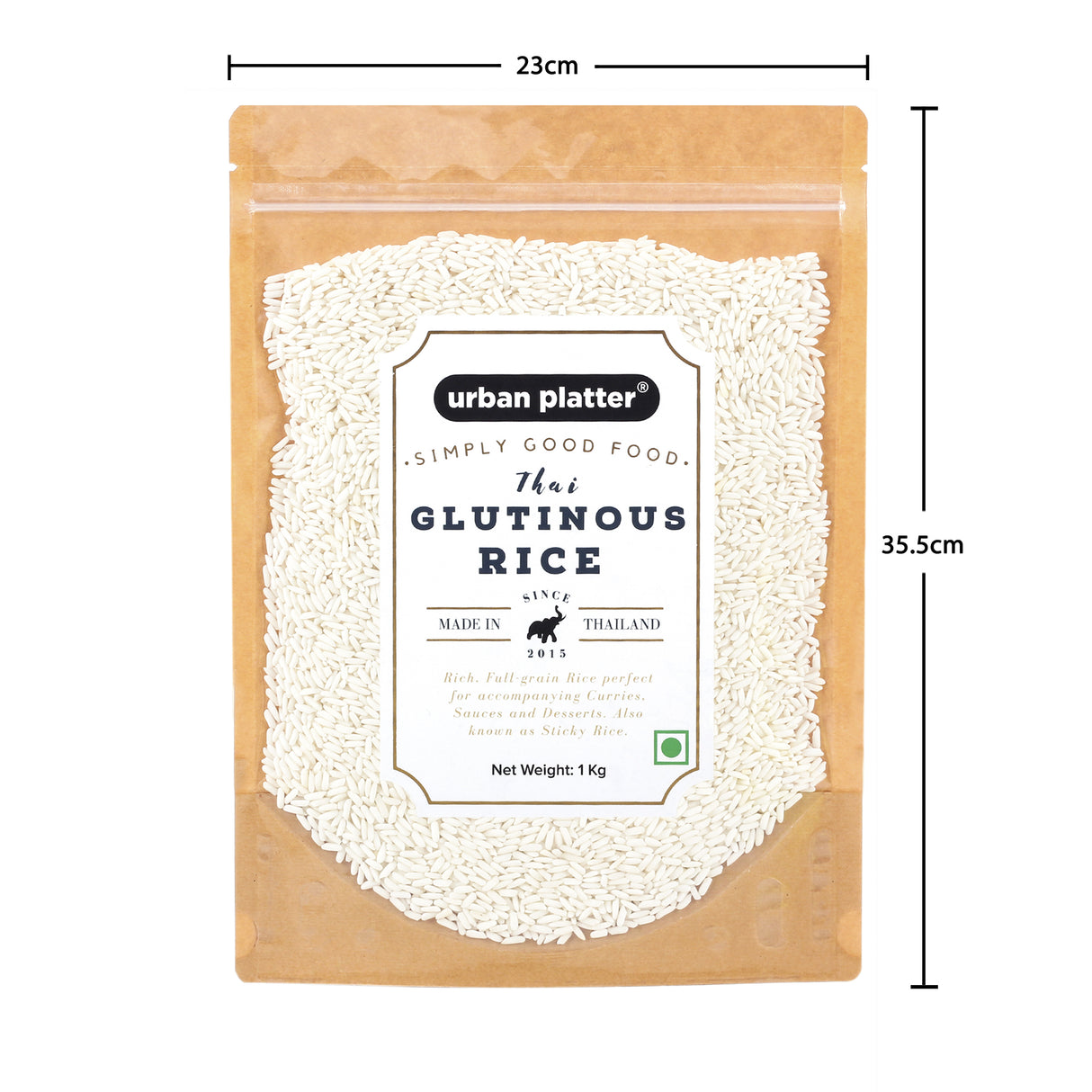 Urban Platter Thai Glutinous Rice, 1Kg / 35.2oz