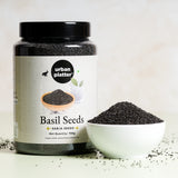 Urban Platter Basil Seeds (Sabja) Jar, 700g