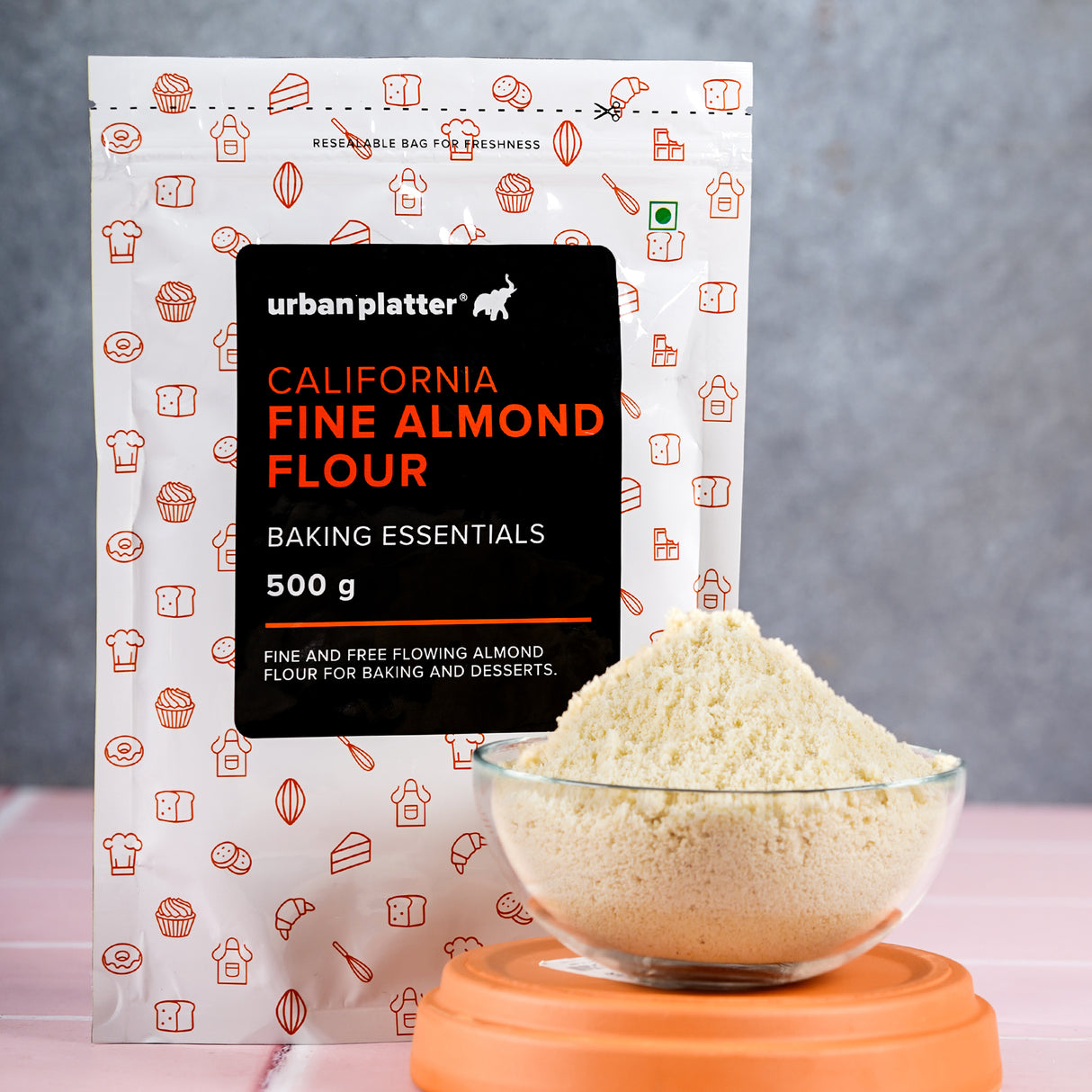Fine Almond Flour, 500g (Naturally Gluten-free, Blanched & Finely Milled, Low-Carb, Ideal for Baking & Keto Recipes)