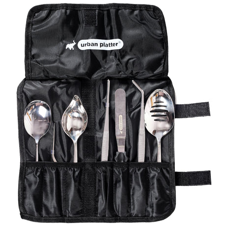 Urban Platter Professional Chef's Plating Kit - 7 Piece Stainless Steel Culinary Art Set