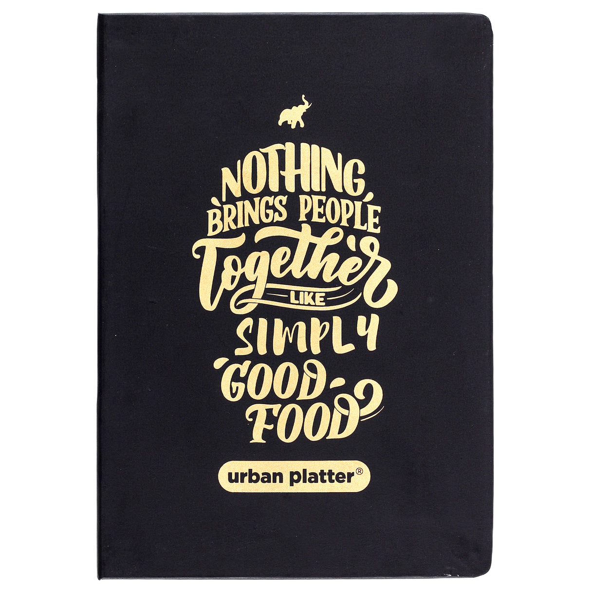 Urban Platter Black Notebook Diary