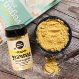 Urban Platter Parmesan Cheese Shaker Jar, 100g [Plant-Based, Cheesy Seasoning, Dairy-Free, Not Milk Cheese]