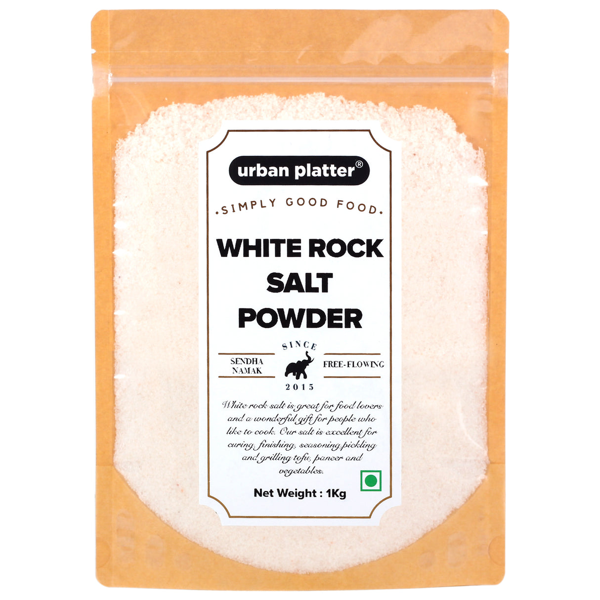 Urban Platter Himalaya White Rock Salt Powder (Sendha Namak), 1kg