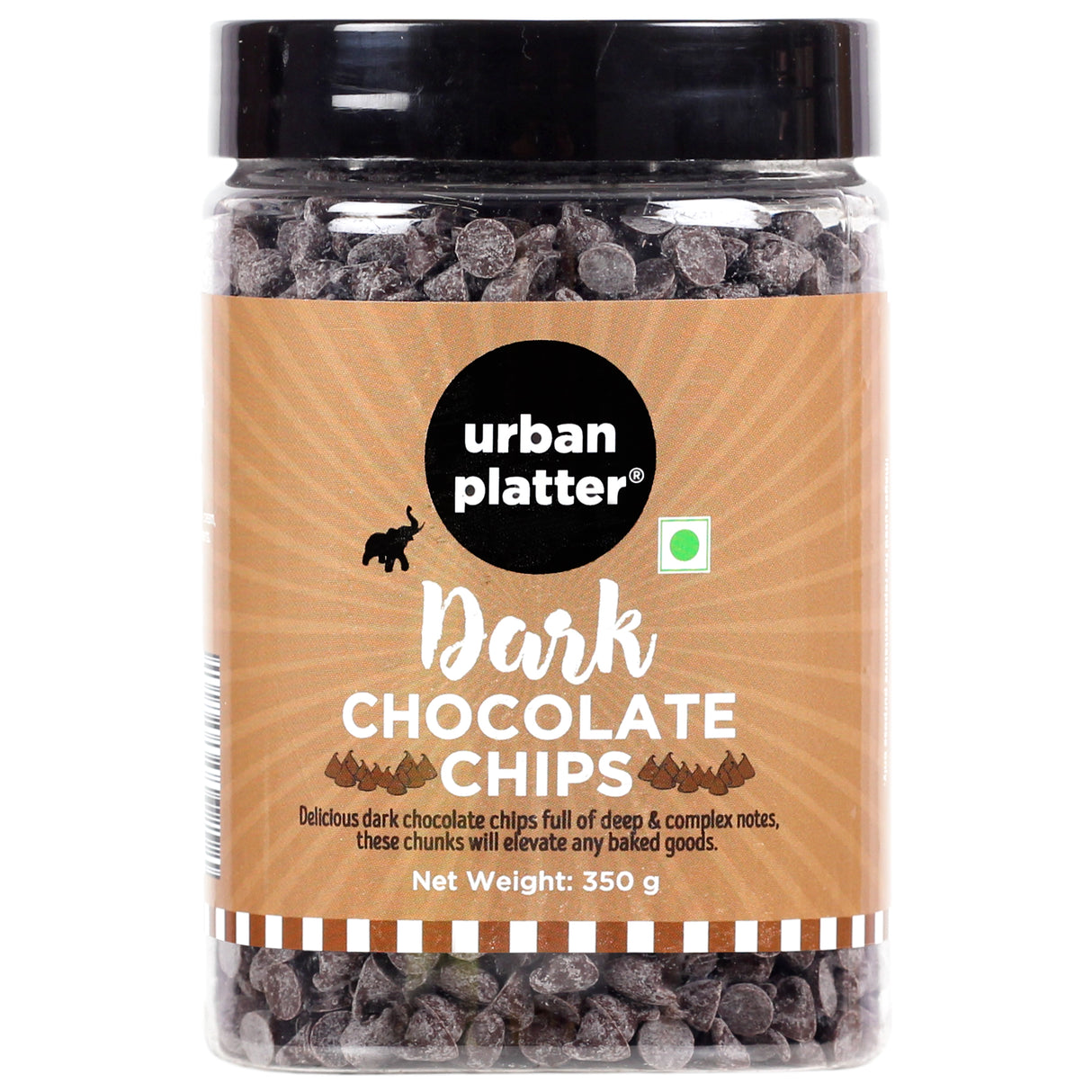 Urban Platter Dark Chocolate Chips, 350g