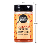 Urban Platter Cayenne Pepper Powder, 80g (Bold, Fiery Heat | Essential Culinary Spice | Known to Support Heart Health & Metabolism)