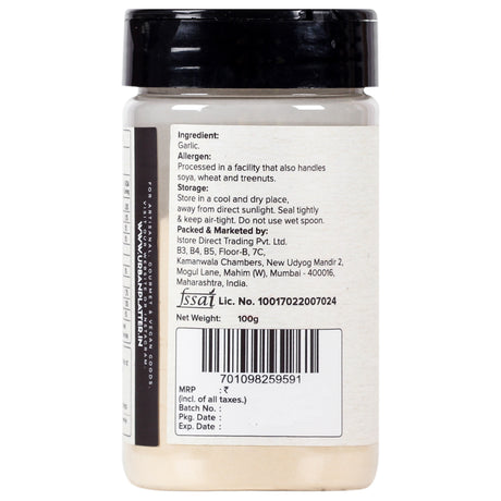 Urban Platter Dehydrated Garlic Powder, (Ready to Use, Instant Garlic Flavour, Additive Free, All Natural and Free Flowing, Lehsun Powder)