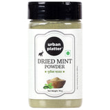 Urban Platter Dried Mint Powder Shaker Jar, 70g / 2.4oz [Premium Quality, Pudina Powder]