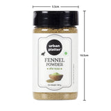 Urban Platter Fennel Seed Powder, 100g [Saunf/Sounf Powder | Finely Ground | Use in Desserts, Sharbets, Sweets]