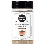 Urban Platter Black Pepper Powder, 100g [Kali Mirch Powder | Finely Ground | No added Colours or Preservatives | Use in Soups, Spice Blends, Curries, Stir-fries, Rubs, Salads]