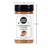 Urban Platter Cinnamon (Dalcheeni) Powder Shaker Jar, 100g / 3.5oz [All Natural, Premium Quality, Flavourful, Ground Fresh in Small Batches]