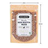 Urban Platter Kerala Red Matta Rice, 1kg / 35.2oz [Rosematta Rice, Palakkadan Matta Rice, Kerala Red Rice, Red Parboiled Rice]