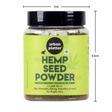 Urban Platter Hemp Seed Powder, 100g (High in Protein | Allergen-free Superfood | Source of Fibre | Add to smoothies, sauces, dips, yogurts, marinades, or smoothies | Plant-based Protein)