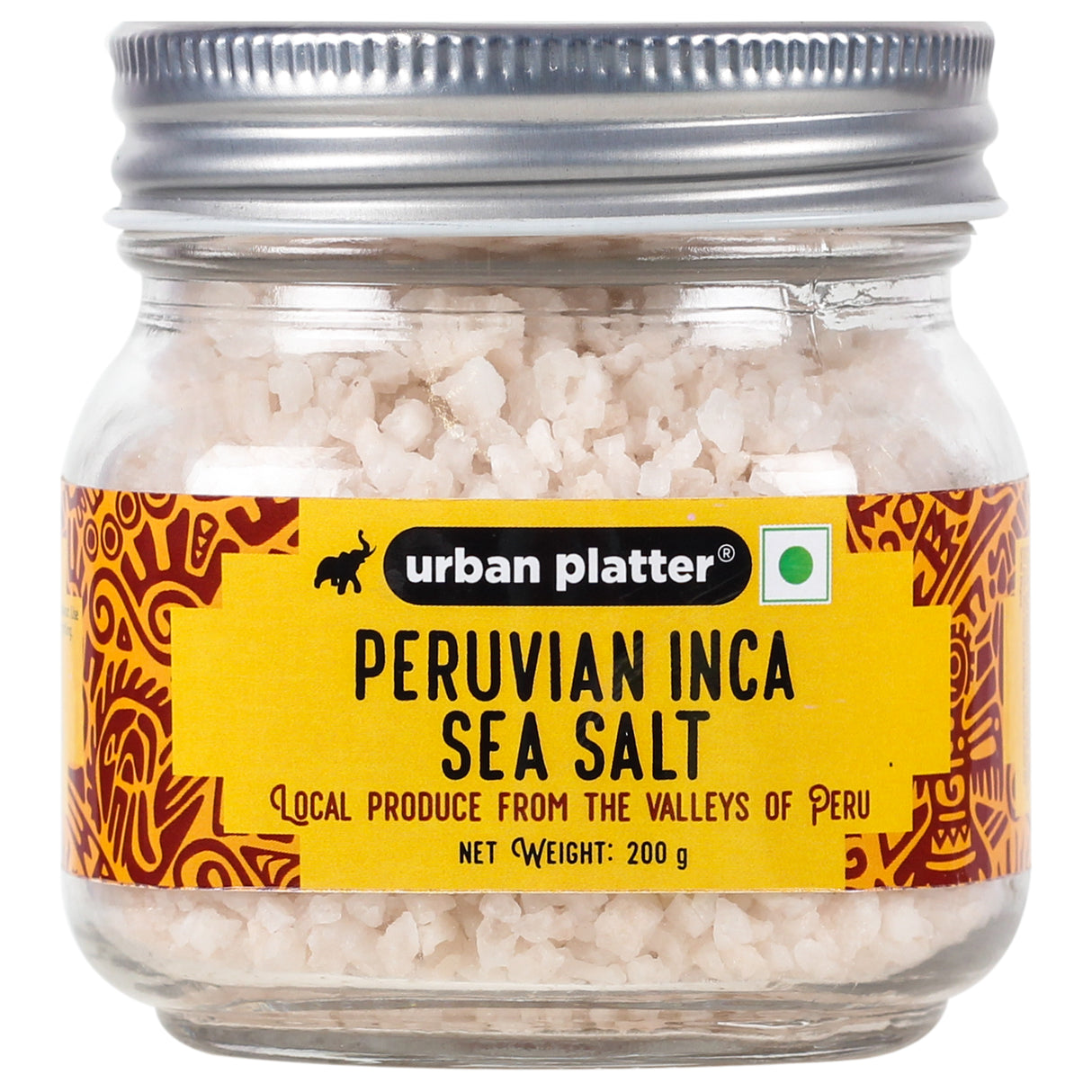 Urban Platter Peruvian Inca Salt, 200g (Peruvian Valley Salt | Naturally Sourced | Cooking, Baking, Pickling, Finishing and More, Pantry-Friendly, Gluten-Free, Paleo-Friendly)