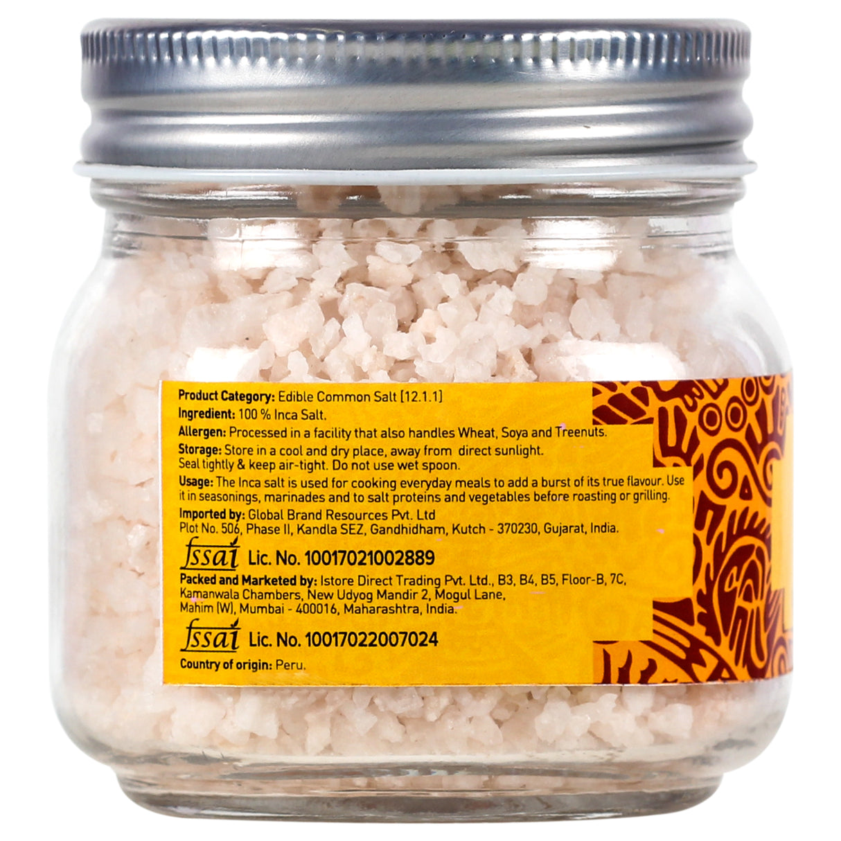 Urban Platter Peruvian Inca Salt, 200g (Peruvian Valley Salt | Naturally Sourced | Cooking, Baking, Pickling, Finishing and More, Pantry-Friendly, Gluten-Free, Paleo-Friendly)