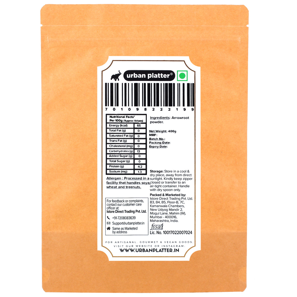 Urban Platter Arrowroot Powder