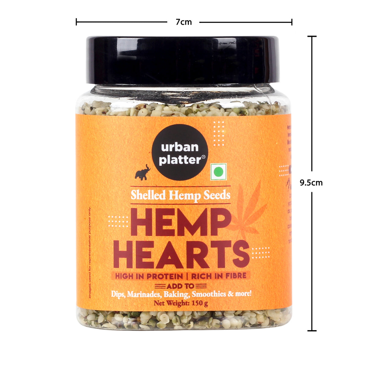 Urban Platter Hemp Hearts, 150g (Hulled Seeds | High Protein & Fiber | Plant-Based Superfood) - product image 7