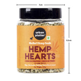 Urban Platter Hemp Hearts, 150g (Hulled hemp seeds | High in Protein | Rich in Fibre | Nutty & Crunchy | Allergen-free Superfood | Garnish or add to smoothies, sauces, dips, and marinades | Plant-based Protein)