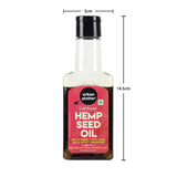 Urban Platter Cold Pressed Hemp Seed Oil, 100ml (Food Grade, Rich in Omega-3 Fatty Acids)