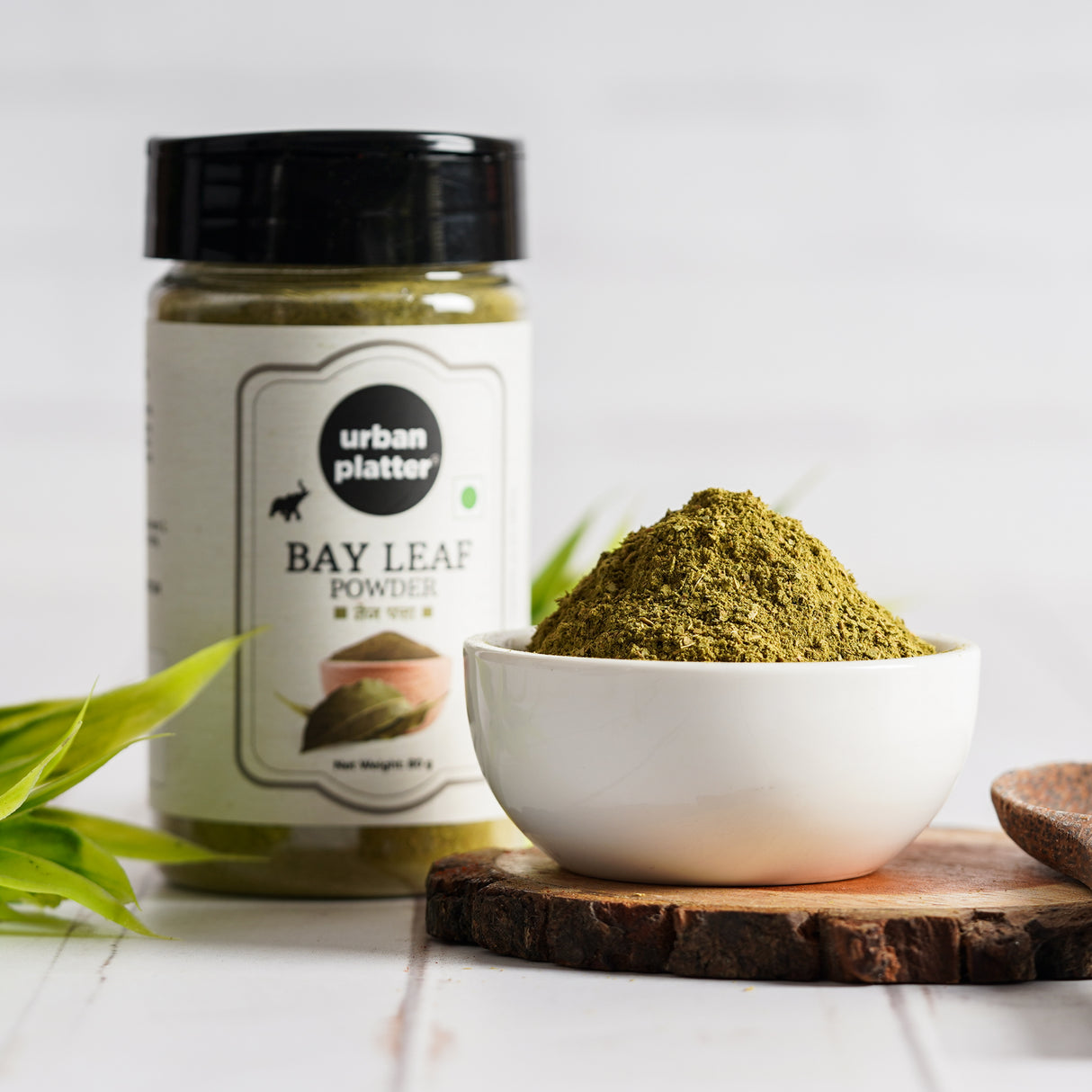 Urban Platter Bayleaf Powder, 80g (Tejpatta | Local produce from the valleys of Meghalaya | Hand-picked and finely ground | No added colours or preservatives)