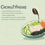 Coconut Aminos, 250 ML (Umami Seasoning Sauce, Soy-free, Gluten-free, Perfect for dipping asian appetizers, for dressings and more)