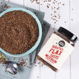 Urban Platter Roasted Flax Seeds, 500g [Alsi, Heart-Healthy, Keto-friendly, Use in salads, After-meal]