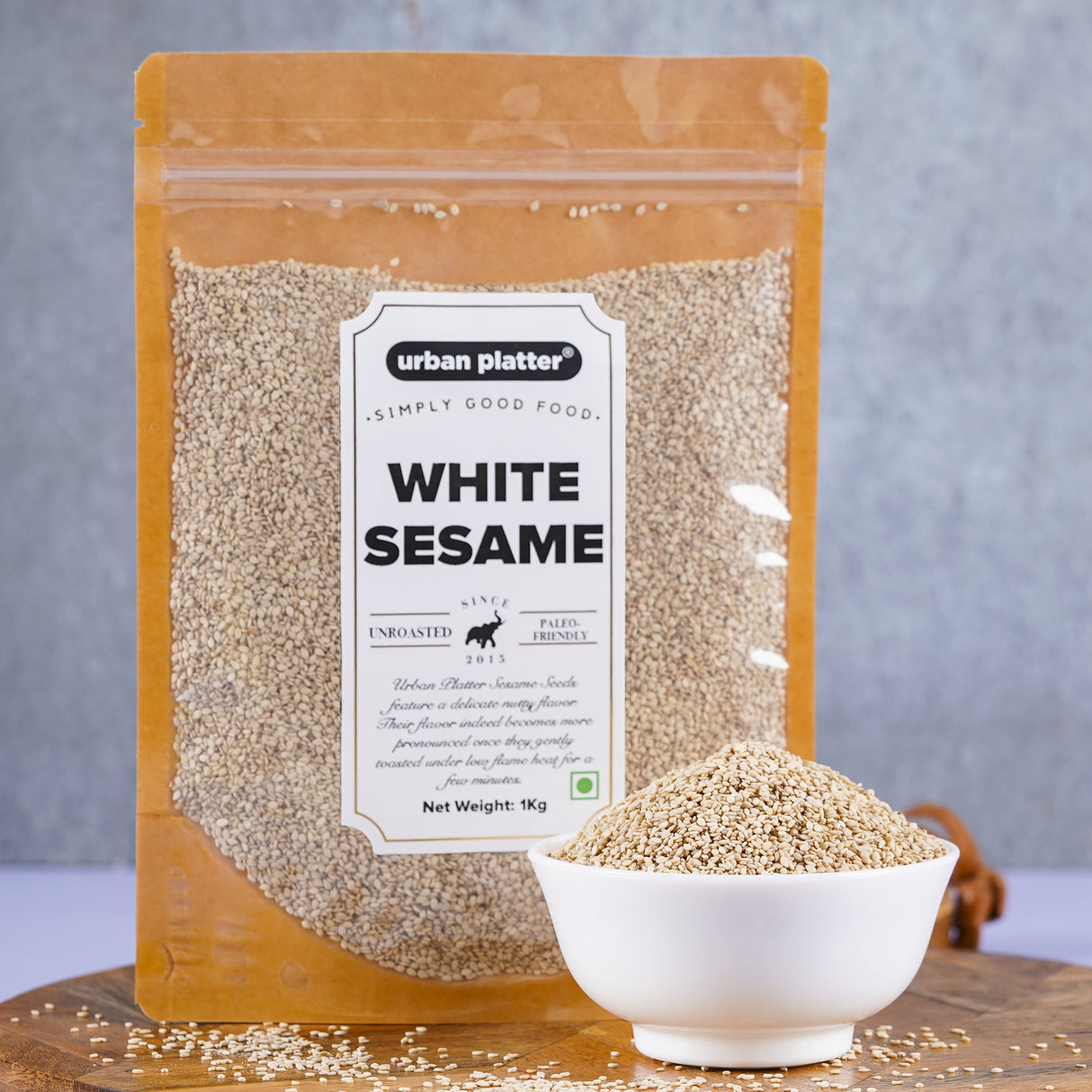 Urban Platter White Sesame (Til) Seeds, 1Kg