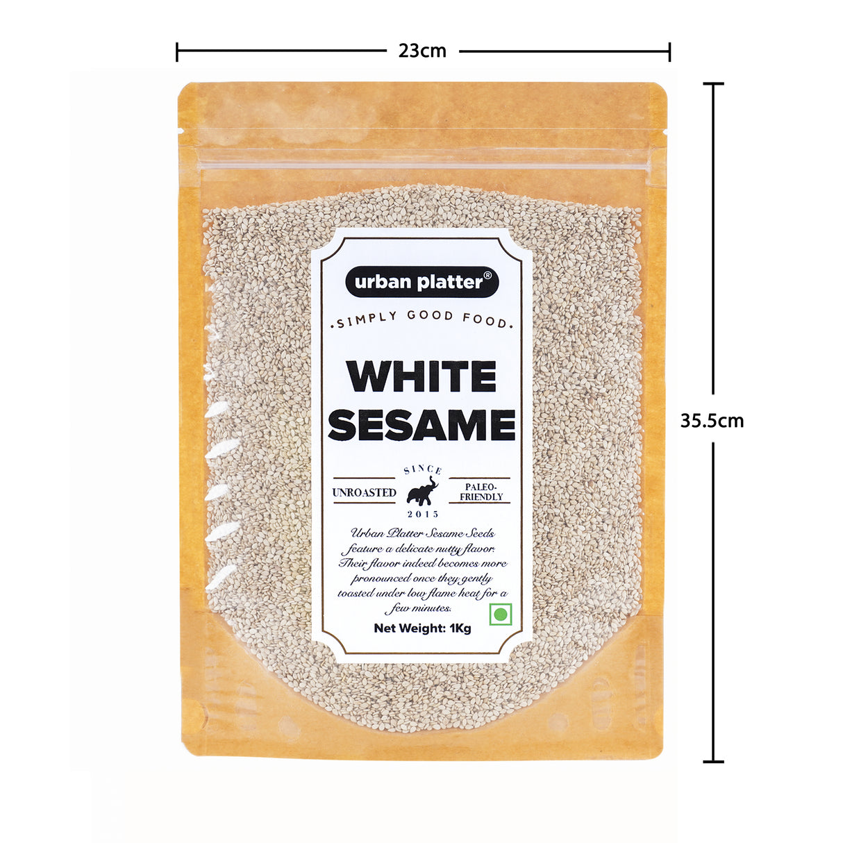 Urban Platter White Sesame (Til) Seeds, 1Kg