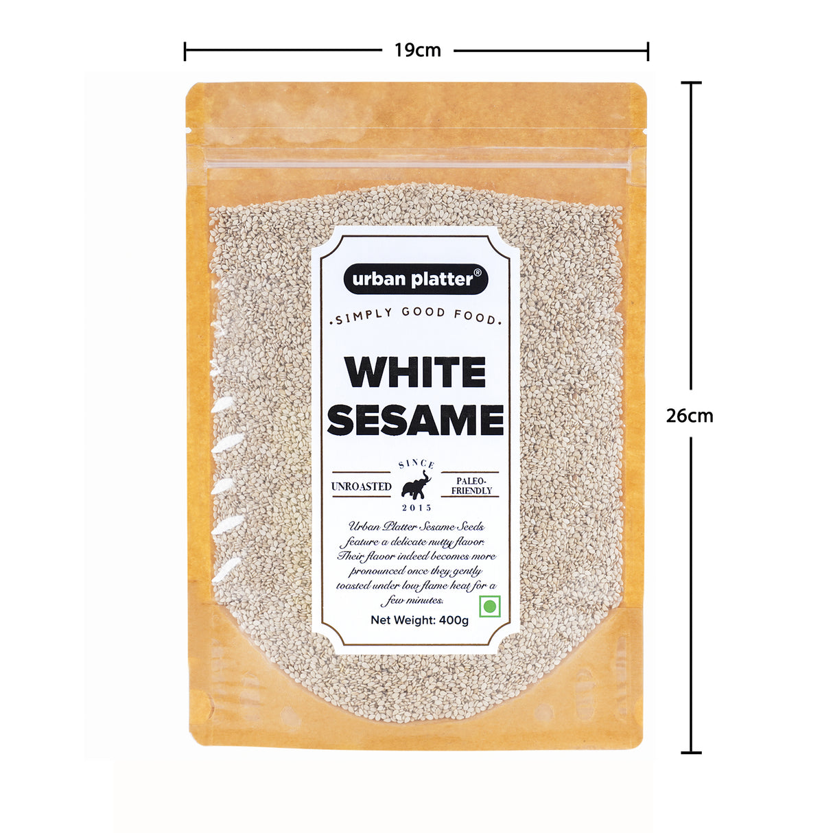 Urban Platter White Sesame (Til) Seeds, 400g