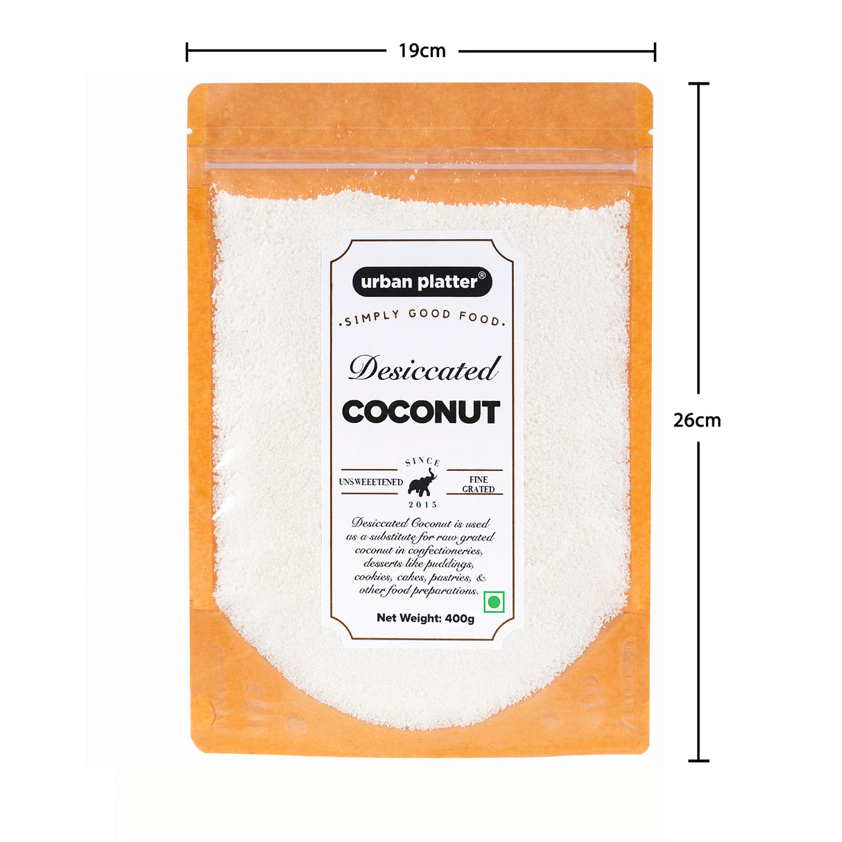 Urban Platter Desiccated Coconut (Unsweetened)