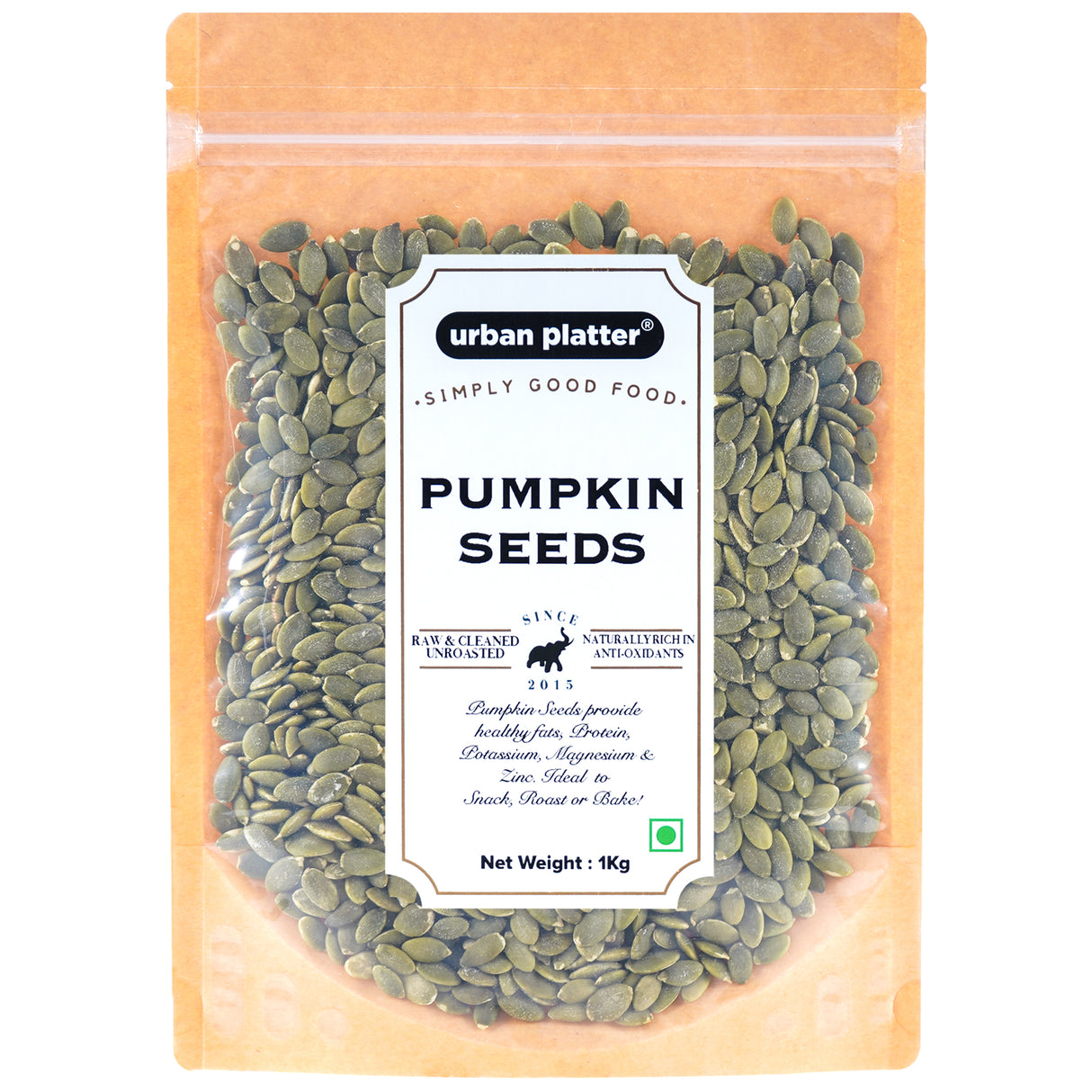 Urban Platter Raw Pumpkin Seeds, 1Kg