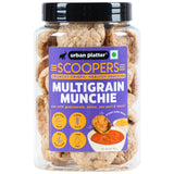 Urban Platter Scoopers Multigrain Munchie, 60g (Crunchy Crisps made with Popped Multi-grains and seeds for healthy snacking)