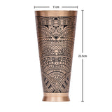 Urban Platter Pure Brass Designer Jumbo Tumbler, 1250 ml