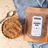 Urban Platter Roasted Salted Dhana Dal, 1kg [Split Coriander Seeds | Mouth Freshener | After Meal Digestive]