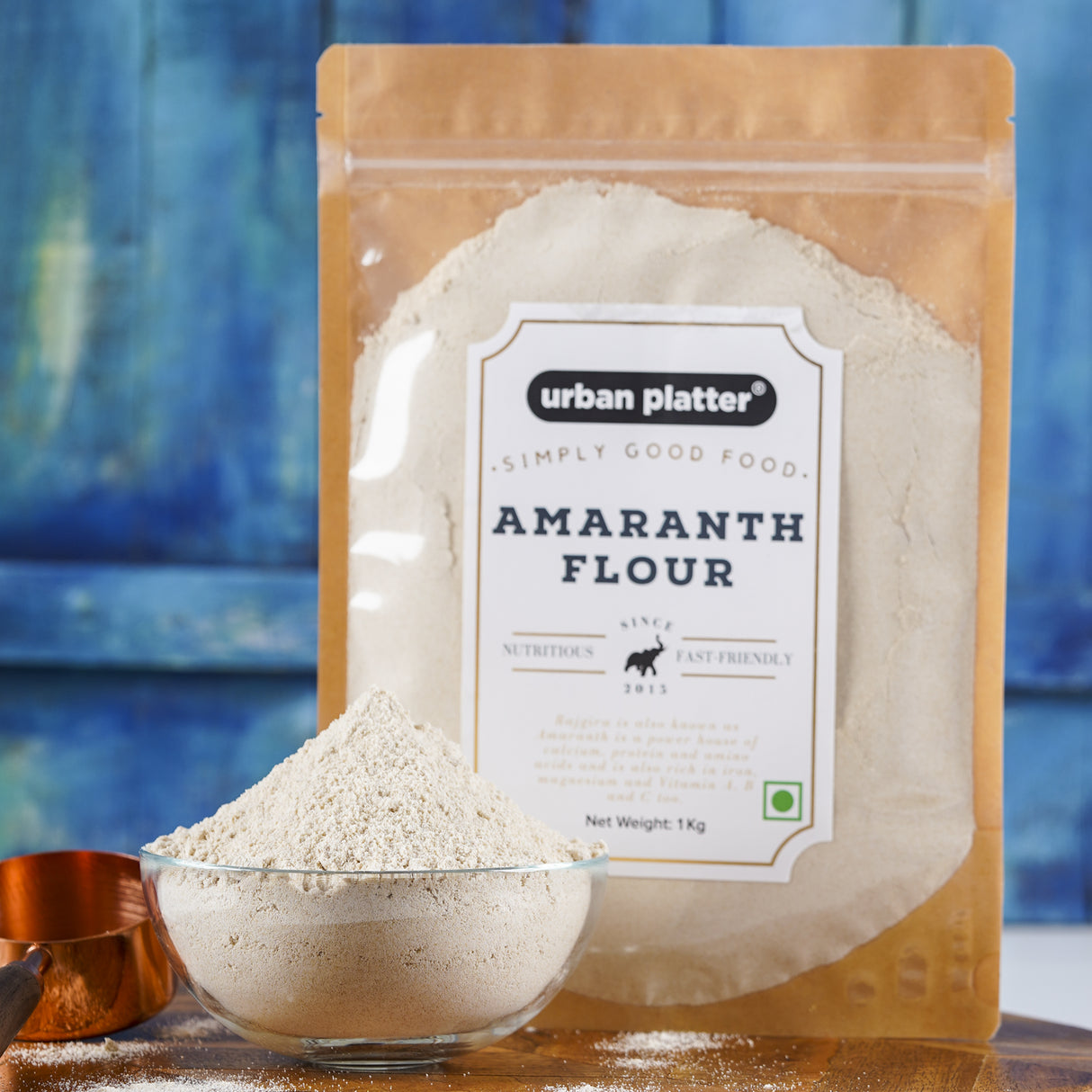 Urban Platter Rajgira Atta, 1Kg / 35.2oz [Amaranth flour]