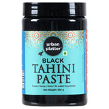 Urban Platter Black Tahini Paste, 500g (100% Pure Hulled Ground Black Sesame | Seed Butter | Pate de Sesame | Tahina | No added preservatives | Add to Baked Goods, Dips & Hummus, Salad Dressings, Desserts, Granola Bars, etc)