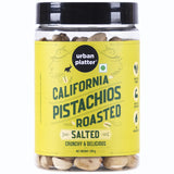 Urban Platter Roasted Salted California Pistachios, 200g [Lightly Salted | Premium California Pistachios In Shell | Rich in Fibre | Rich in Protein | Add to Fruit Salads, Oatmeals, Trail Mixes, Desserts, Baked Goods]