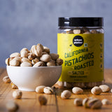 Urban Platter Roasted Salted California Pistachios, 200g [Lightly Salted | Premium California Pistachios In Shell | Rich in Fibre | Rich in Protein | Add to Fruit Salads, Oatmeals, Trail Mixes, Desserts, Baked Goods]