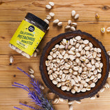 Urban Platter Roasted Salted California Pistachios, 200g [Lightly Salted | Premium California Pistachios In Shell | Rich in Fibre | Rich in Protein | Add to Fruit Salads, Oatmeals, Trail Mixes, Desserts, Baked Goods]